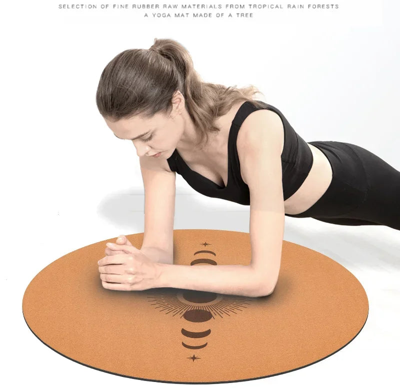 Cork Natural Rubber Mat Meditation Cushion