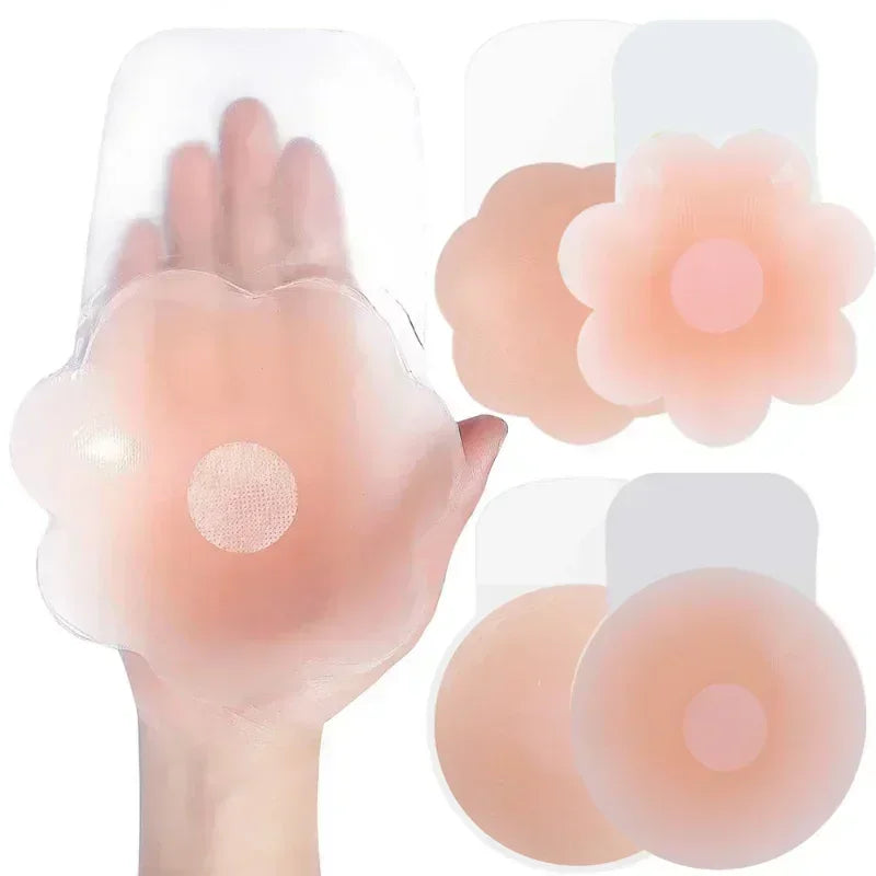 Reusable Breast Petals Lift Silicone Nipple Cover Invisible