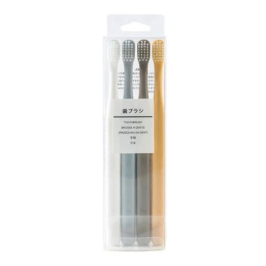 4 Pcs/Set Soft Bristle Small Head Eco-friendly Toothbrush