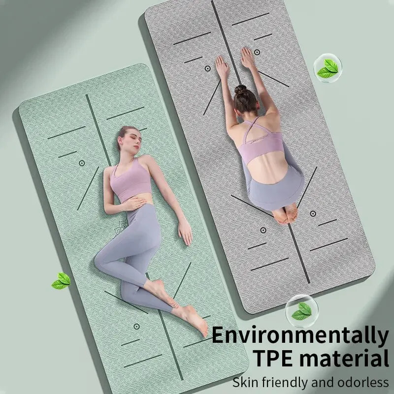 Yoga Mat, Eco Friendly Fitness Exercise Mat