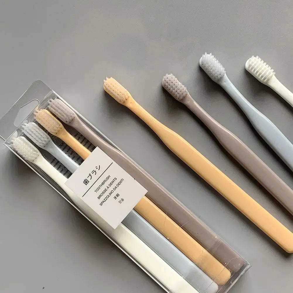 4 Pcs/Set Soft Bristle Small Head Eco-friendly Toothbrush