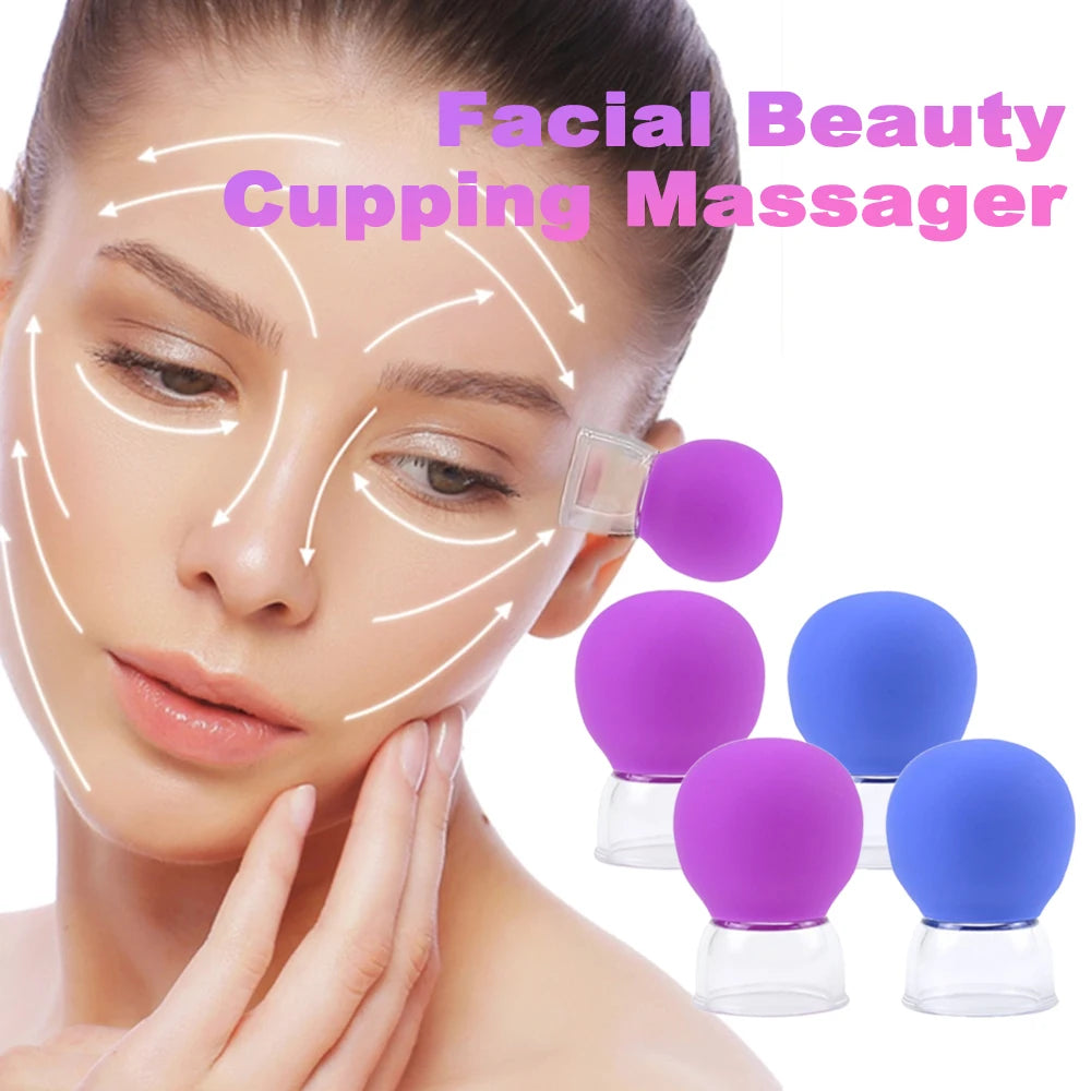 Facial Beauty Cupping Massager Vacuum Cupping Massage