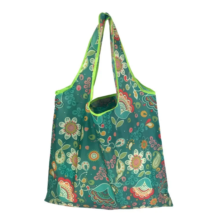 Tote Bags Flower Print Women's Grocery Handbags