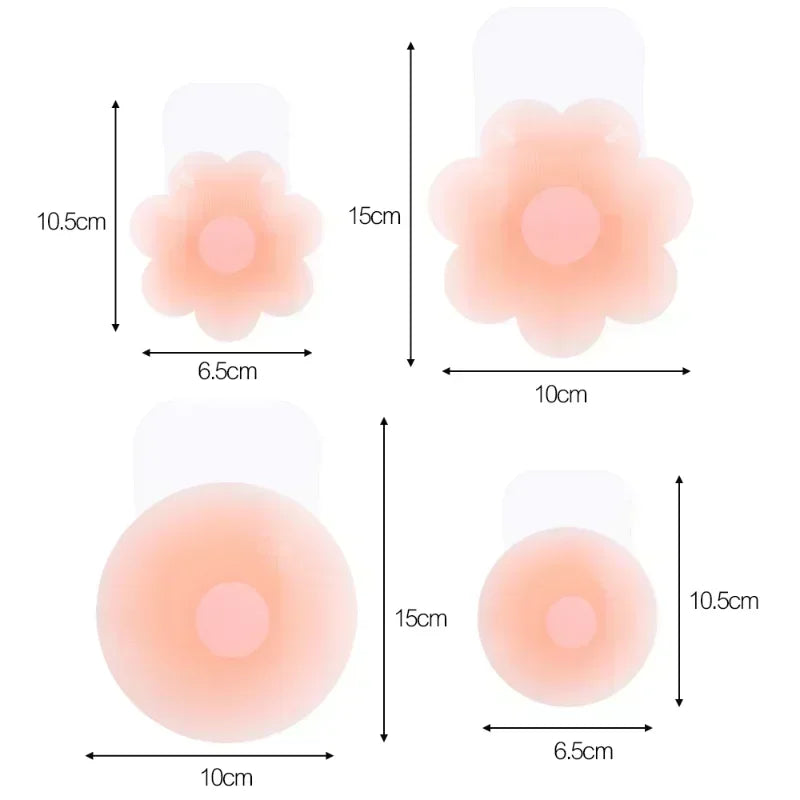 Reusable Breast Petals Lift Silicone Nipple Cover Invisible