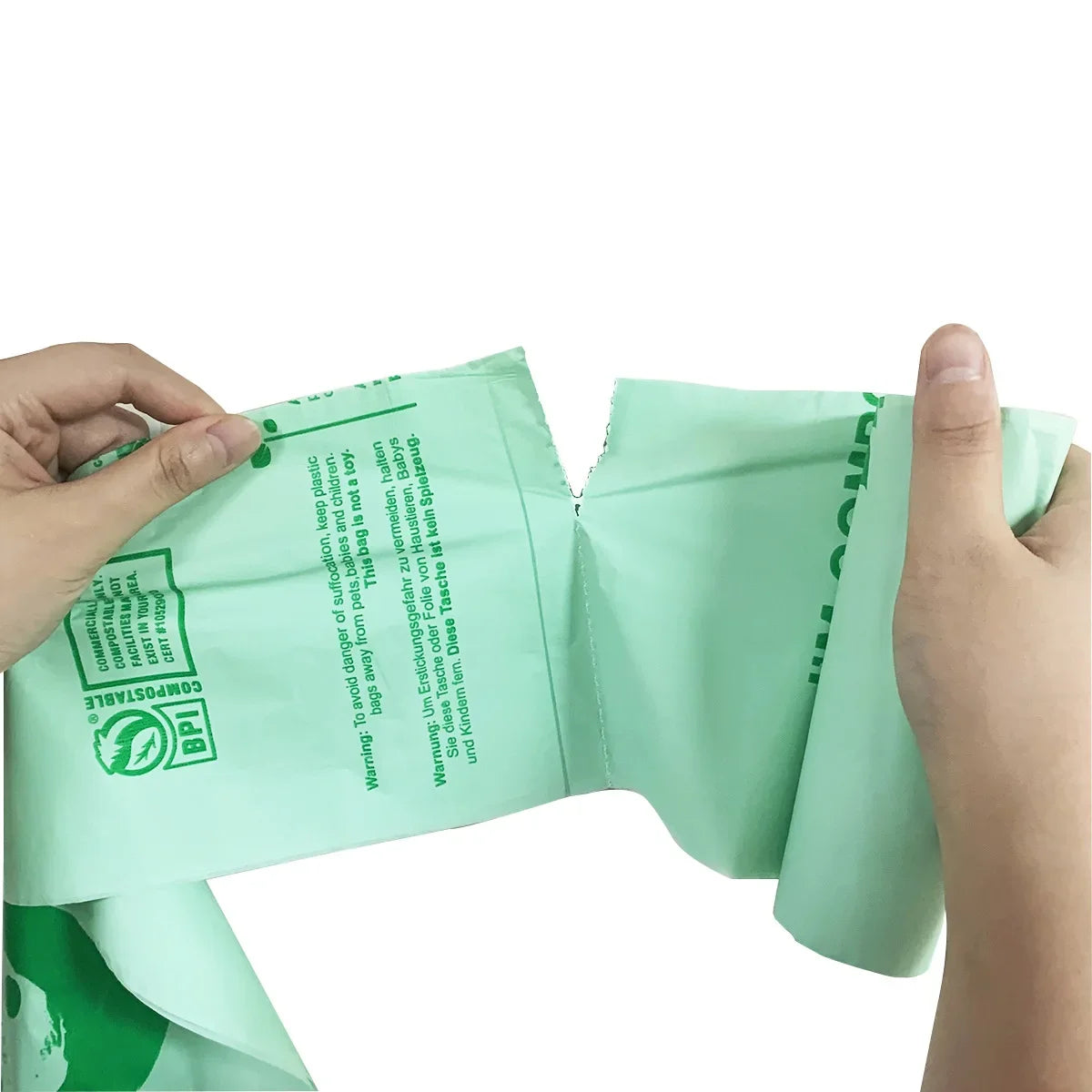 50pcs 6/8/10L Biodegradable  Kitchen Trash Bags