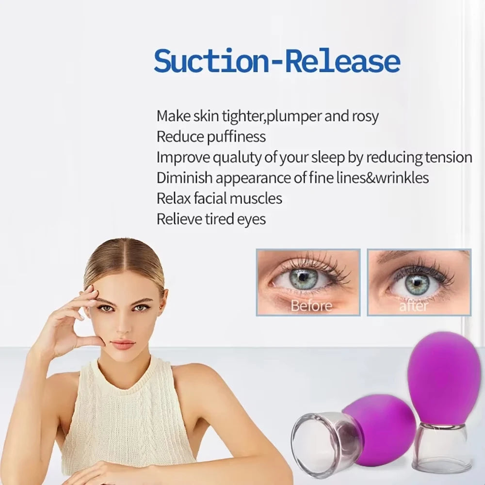 Facial Beauty Cupping Massager Vacuum Cupping Massage